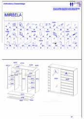 MobilierMoss MIRBELA Instructions D'assemblage