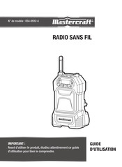 MasterCraft 054-0932-4 Guide D'utilisation