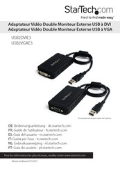 StarTech USB2VGAE3 Guide De L'utilisateur