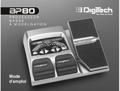 DigiTech BP80 Mode D'emploi