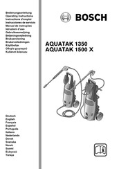 Bosch AQUATAK 1350 Instructions D'emploi