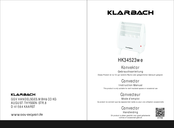 KLARBACH HK34523we Mode D'emploi