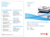 Xerox WorkCentre 3225 Guide D'utilisation Rapide