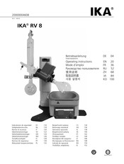 IKA RV 8 Mode D'emploi