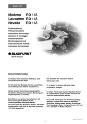 Bosch Blaupunkt Modena RD 148 Instructions De Montage