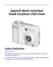 Kodak EasyShare C663 Zoom Guide D'utilisation