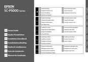 Epson SC-P5000 Série Guide D'installation