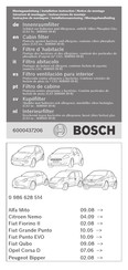 Bosch 0 986 628 514 Notice De Montage