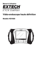 FLIR Extech HDV600 Manuel D'utilisation