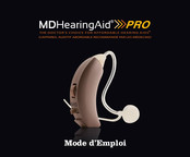 MDHearingAid PRO Mode D'emploi