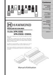 Hammond XPK-200G Manuel D'utilisation