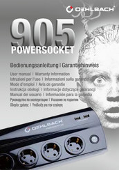 Oehlbach POWERSOCKET 905 Mode D'emploi