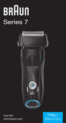 Braun Wet & Dry 740s-7 Mode D'emploi