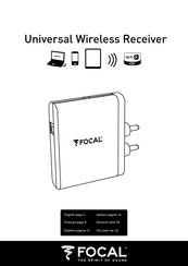 Focal Universal Wireless Receiver Mode D'emploi