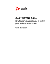 Poly Savi 7220 Office Guide D'utilisation