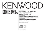 Kenwood KDC-M4524G Mode D'emploi