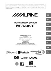 Alpina IVE-W585BT Guide De Référence Rapide