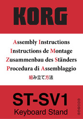 Korg ST-SV1 Instructions De Montage
