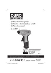 DURO PRO D-AK 3,6/1 Li Instructions D'origine