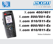 Ecom Instruments x.com 610/611-Ex Notice D'utilisation