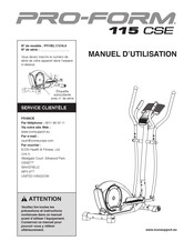 Pro-Form PFIVEL17216.0 Manuel D'utilisation