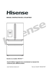 Hisense RF21N1 Série Manuel D'instruction