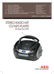 AEG SR 4346 CD/MP3 Mode D'emploi