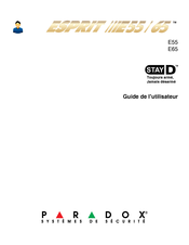 Paradox ESPRIT E55 Guide De L'utilisateur