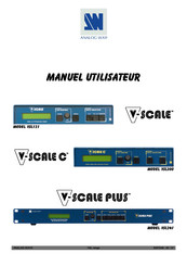 Analog way V-SCALE Manuel De L'utilisateur