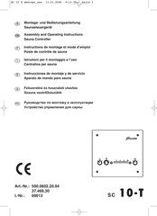 Weka SC 10-T Instructions De Montage Et Mode D'emploi