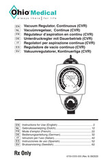 Ohio Medical CVR Mode D'emploi