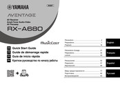 Yamaha AVANTAGE RX-A680 Guide De Démarrage Rapide