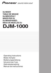 Pioneer DJM-1000 Mode D'emploi