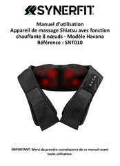 SYNERFIT Havana Manuel D'utilisation