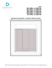 Longevity Acrylics TS-51SL-3-LOM PA Guide D'installation