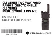 Motorola Solutions CLS 1413 Guide De L'utilisateur