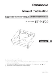 Panasonic ET-PLF20 Manuel D'utilisation