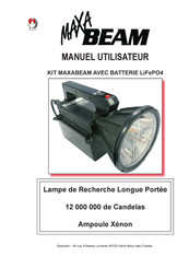 MAXA BEAM MBS-410 Manuel Utilisateur