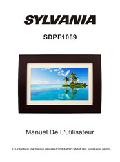 Sylvania SDPF1089 Manuel De L'utilisateur