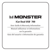 Monster iCar Dual USB 700 Manuel Utilisateur Et Informations Sur La Garantie