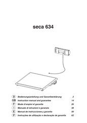 Seca 634 Mode D'emploi Et Garantie