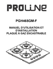 Proline PGH465GM-F Manuel D'utilisation Et D'installation