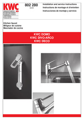 KWC DIVO-ARCO 10.041.003 Instructions De Montage Et D'entretien