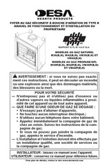 Desa Hearth Products M42B Manuel De Fonctionnement Et D'installation Du Proprietaire