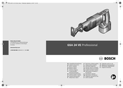Bosch Professional GSA 24 VE Notice Originale