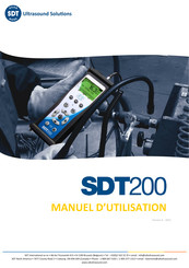 SDT International SDT200 Manuel D'utilisation