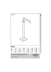 Grohe Allure 13 218 Mode D'emploi