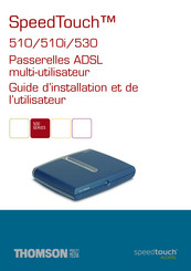 THOMSON SpeedTouch 510i Guide D'installation Et De L'utilisateur
