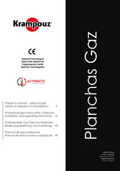 Krampouz GGCIR2 Notice D'utilisation Et D'installation