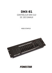 FONESTAR DMX-81 Mode D'emploi